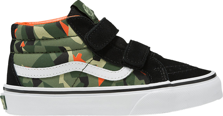 

Кроссовки Sk8-Mid Reissue V Kids 'Geo Camo Black', черный