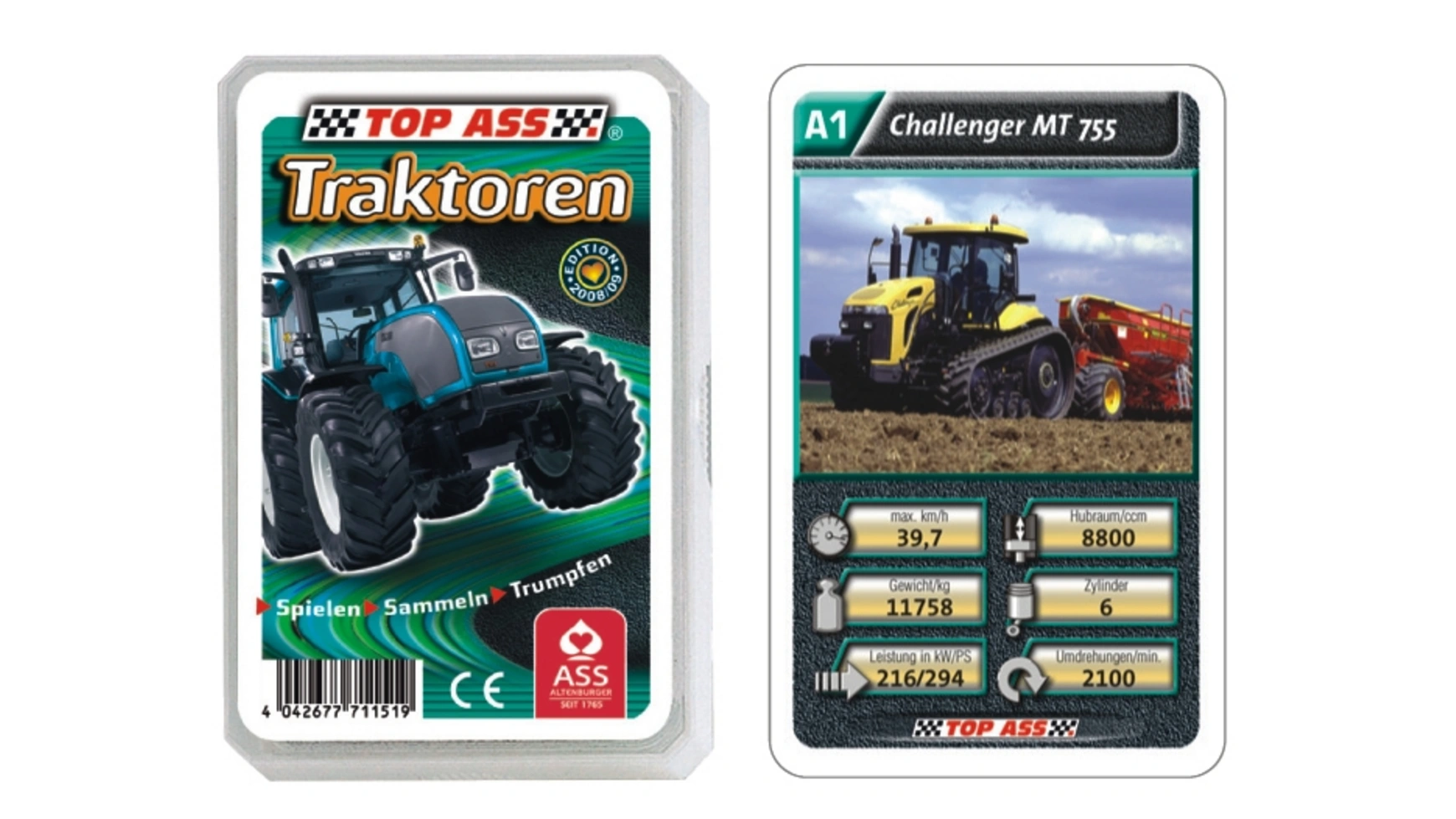 

Игральные карты Ass Altenburger TOP ASS Quartet Tractors