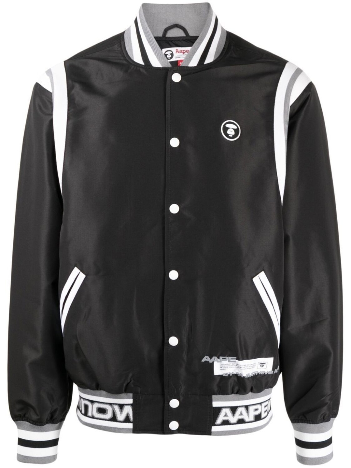 

A Bathing Ape бомбер с логотипом, черный