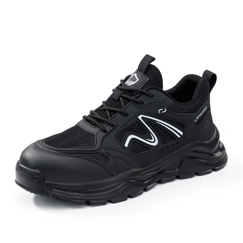 

Blue Gull Shield Кроссовки Wear Resistant Impact Resistant Lightweight Low Top Outdoor Shoes Men's Black