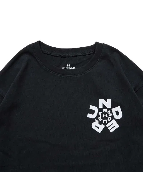 Детская футболка UNDER ARMOUR UA Heavyweight Cotton Graphic L/S — фото 3