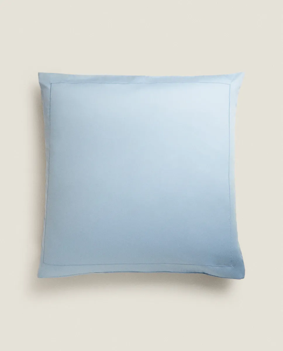 

Сатиновая наволочка (300 нитей) с отделкой Zara Home, белый
