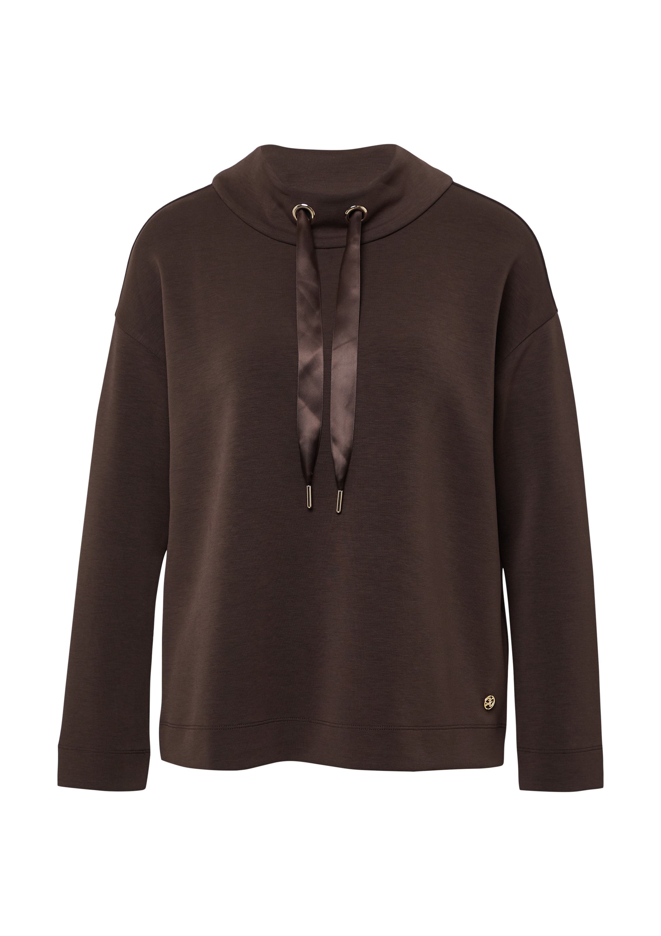 

s.Oliver Свитшот в темно-коричневом цвете, Коричневый, s.Oliver Свитшот в темно-коричневом цвете