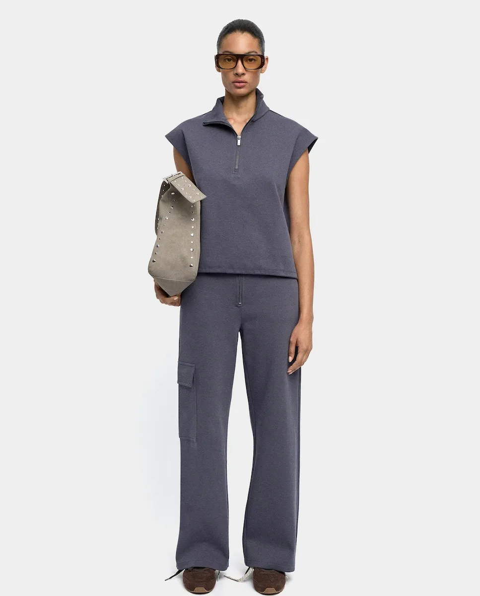 

Женские прямые брюки карго с карманами Parfois, серый