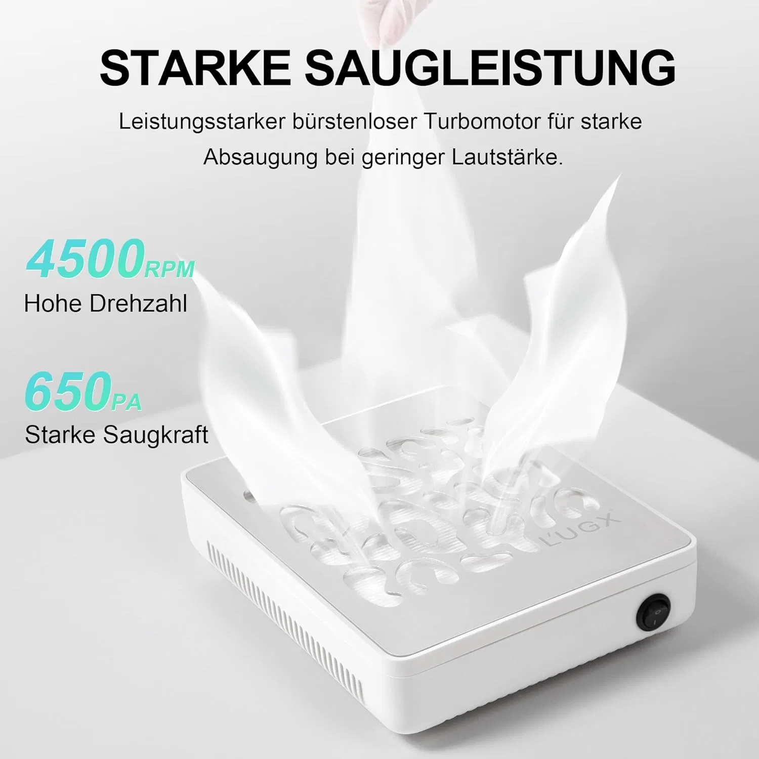 Профессиональный пылесборник для маникюра «608S» от L'UGX L'Ugx — фото 3