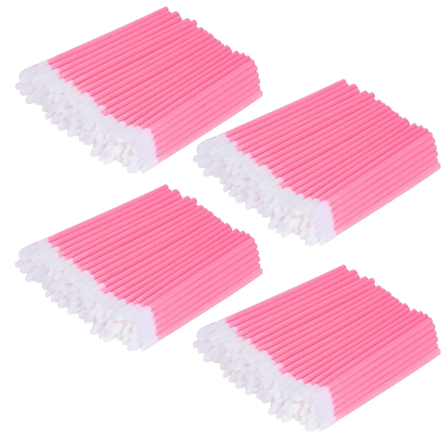 Набор одноразовых кистей для губ (200 шт.) Alaoo, Pink 200Pcs (4 Packs)