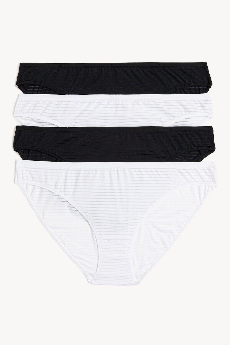 

Бикини с модалом - 4 пары Marks & Spencer, черный