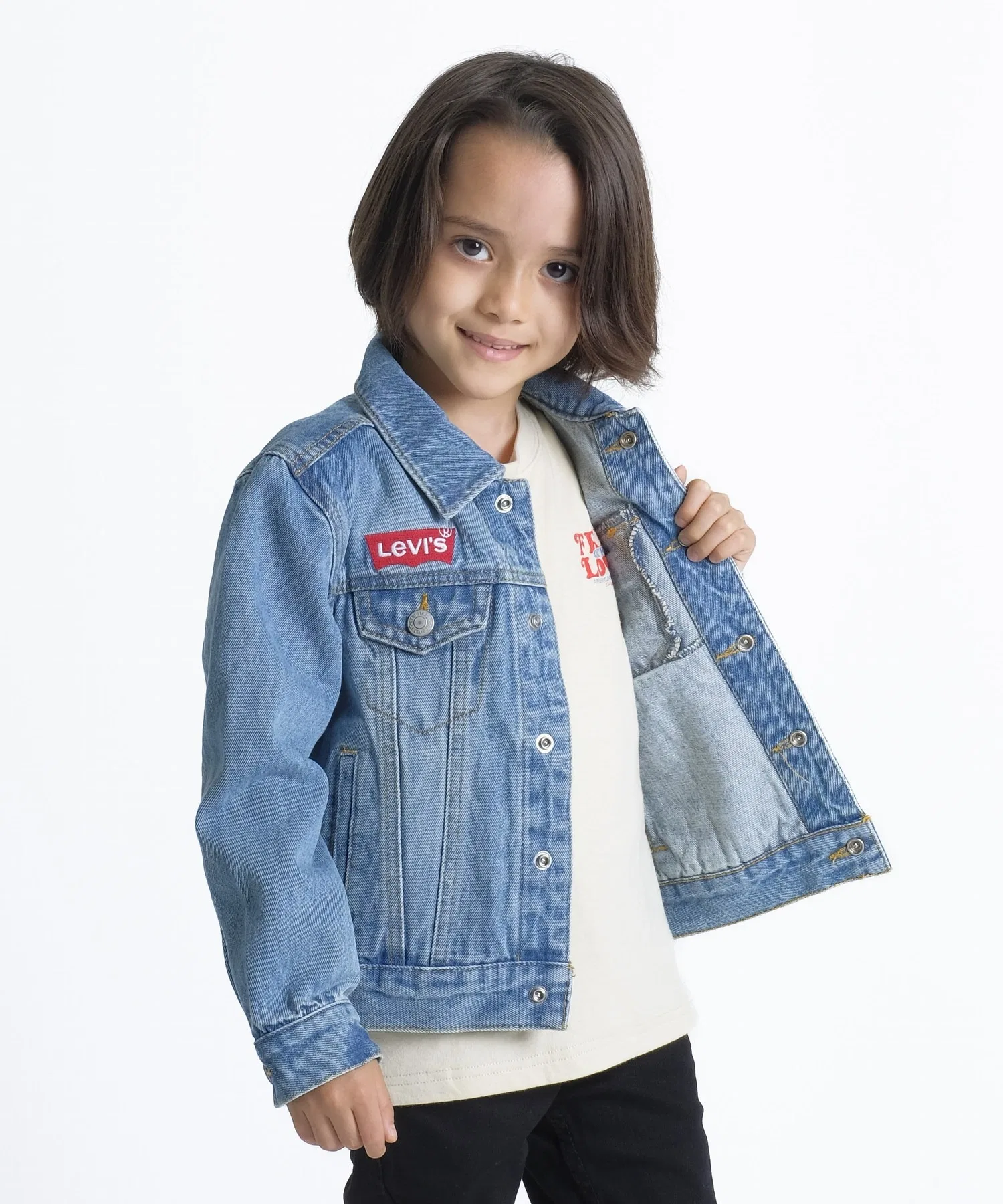 【Levi's】LVB BATWING TRUCKER/Джинсовая куртка/Детская