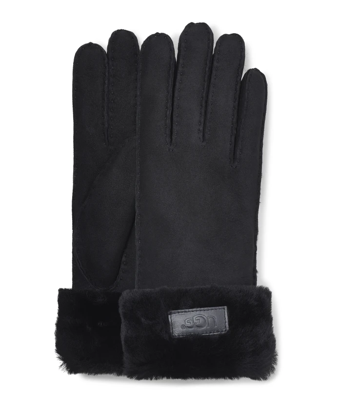 

Перчатки с отворотом Ugg, черный