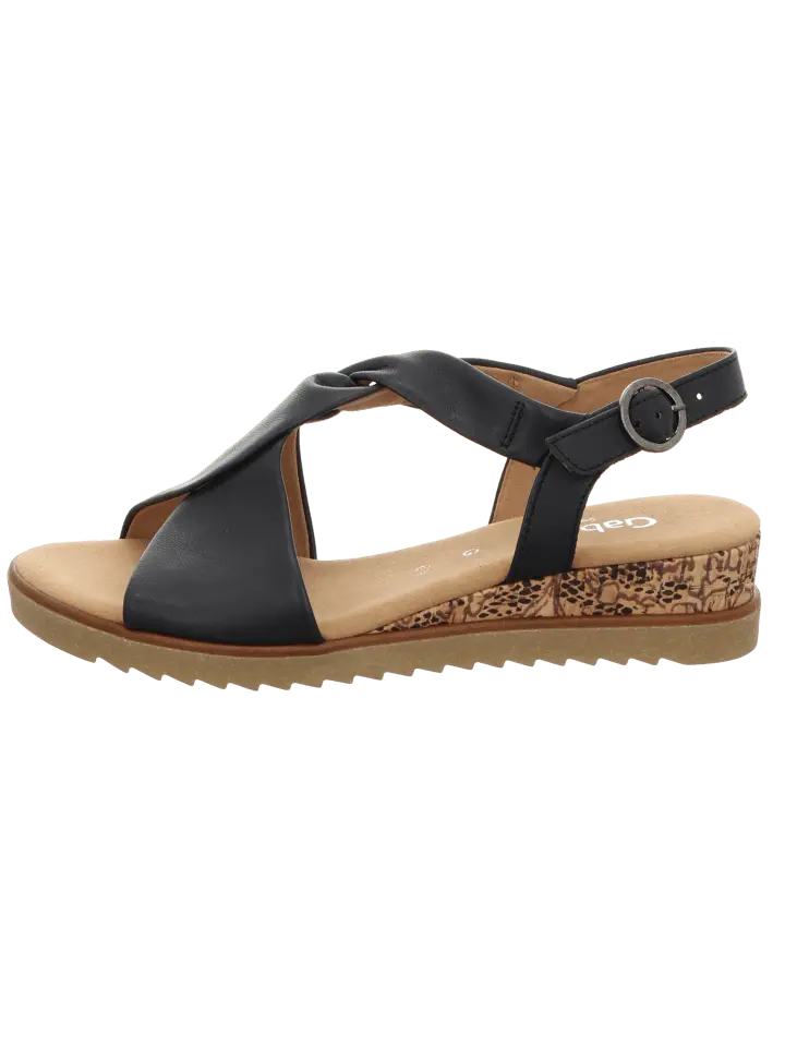 Сандалии на плоской подошве Gabor Comfort Sandaletten Bequem Abs Bis 40 Genua, цвет oceankorkts/honi — фото 2