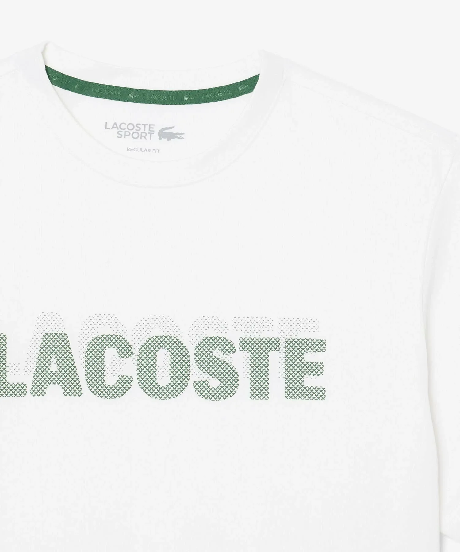 Футболка с логотипом бренда, изготовленная из сверхсухой ткани LACOSTE, White — фото 4