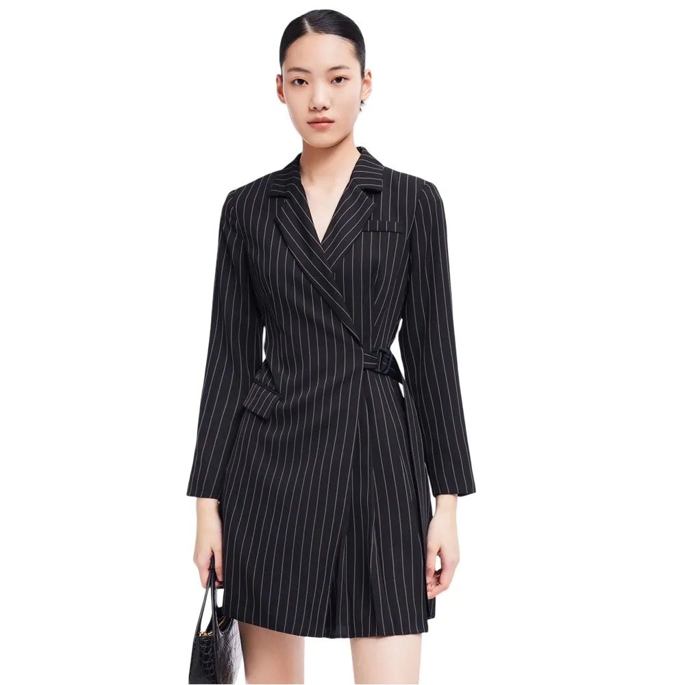 

Платье Lily Striped 122204C7544, черный