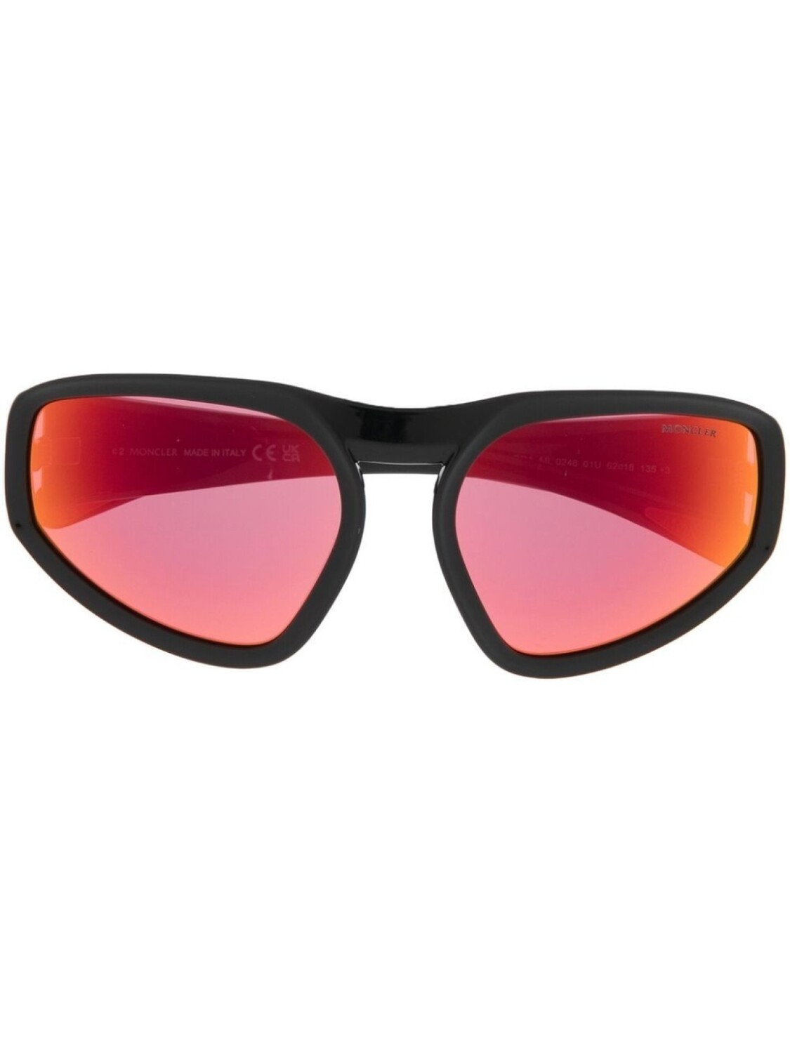 

Moncler Eyewear солнцезащитные очки Pentagra, черный