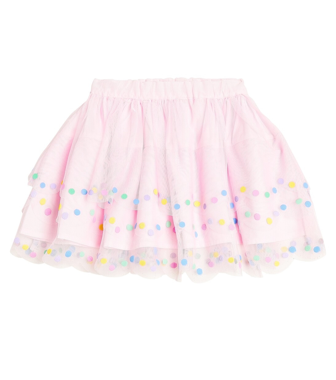 

Юбка с рюшами Stella Mccartney, розовый