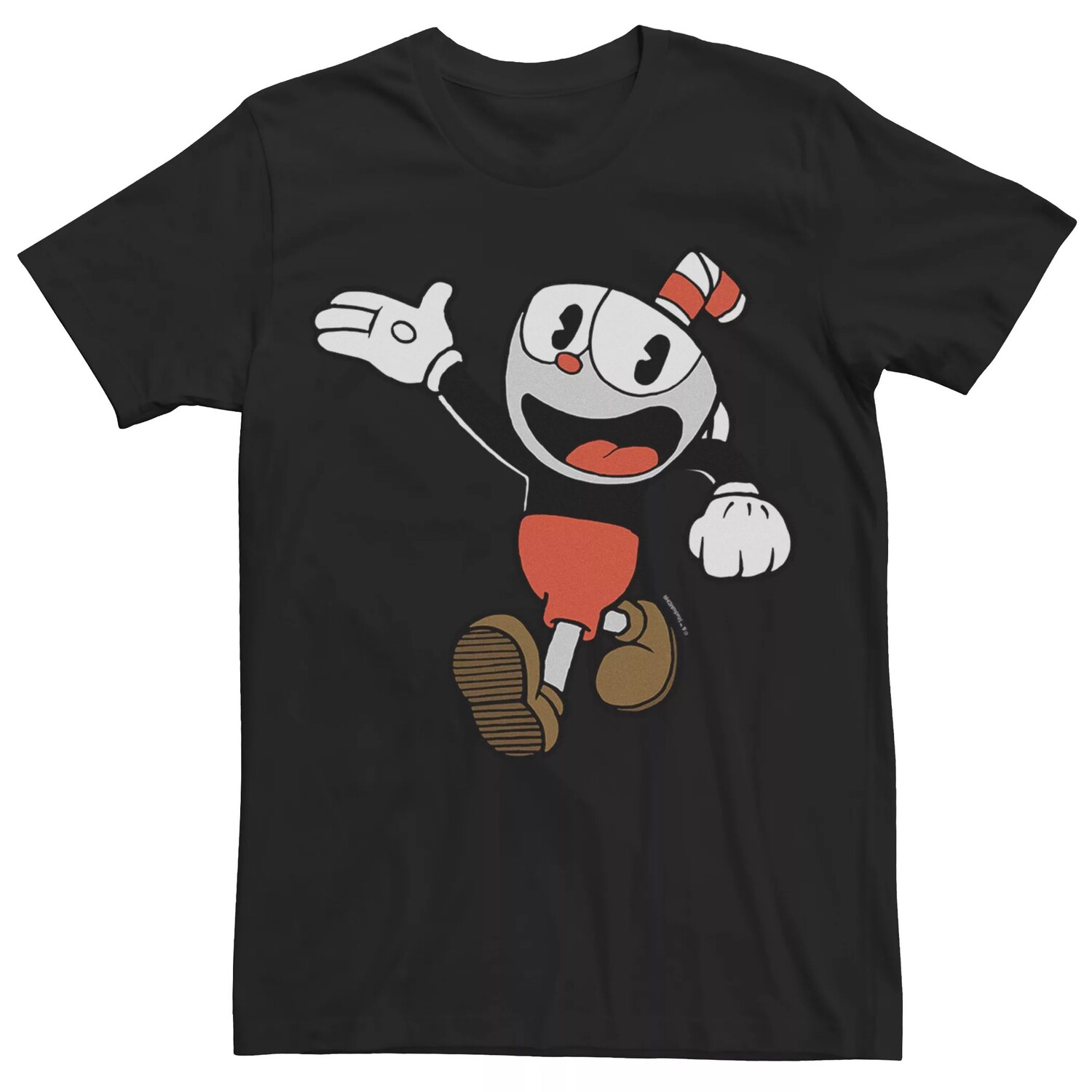 

Мужская футболка Cuphead Friendly Hello Licensed Character