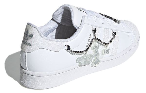 Кроссовки originals superstar for white/silver/grey Adidas, белый — фото 4