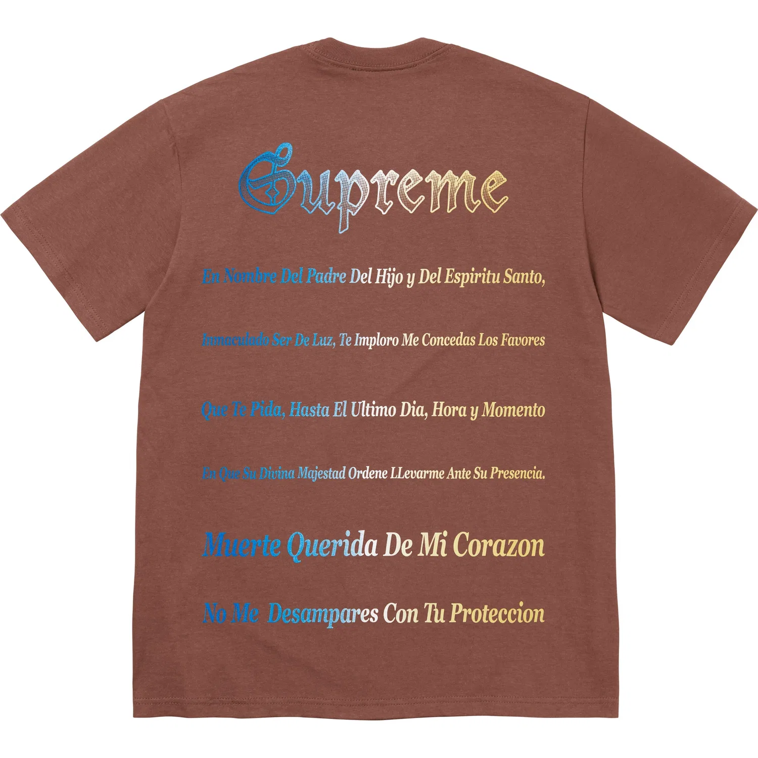 Футболка SS26 unisex с круглым вырезом, прямой крой Supreme, Black — фото 4