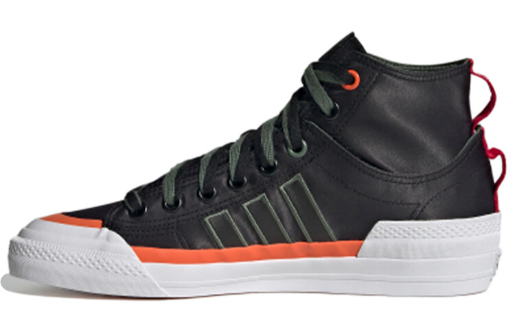 

Кроссовки Adidas Originals Nizza Hi DL, черный/зеленый