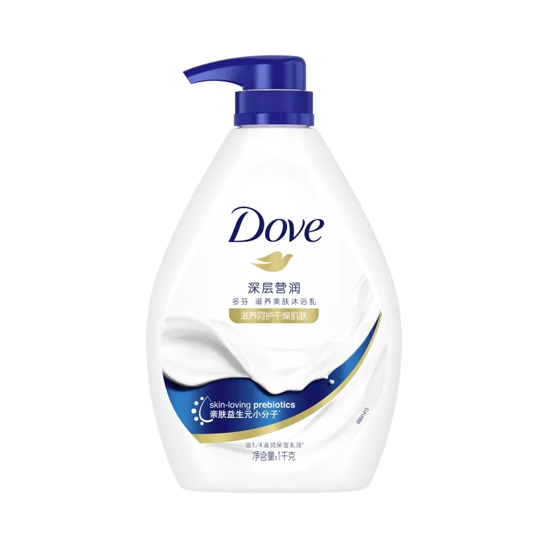 Набор для ухода и очищения кожи с увлажняющим эффектом Dove, Three-Piece Set: Milk Shower Gel 680g+White Peach Shower Gel 680g+Blue Bell Shampoo 470ml — фото 3