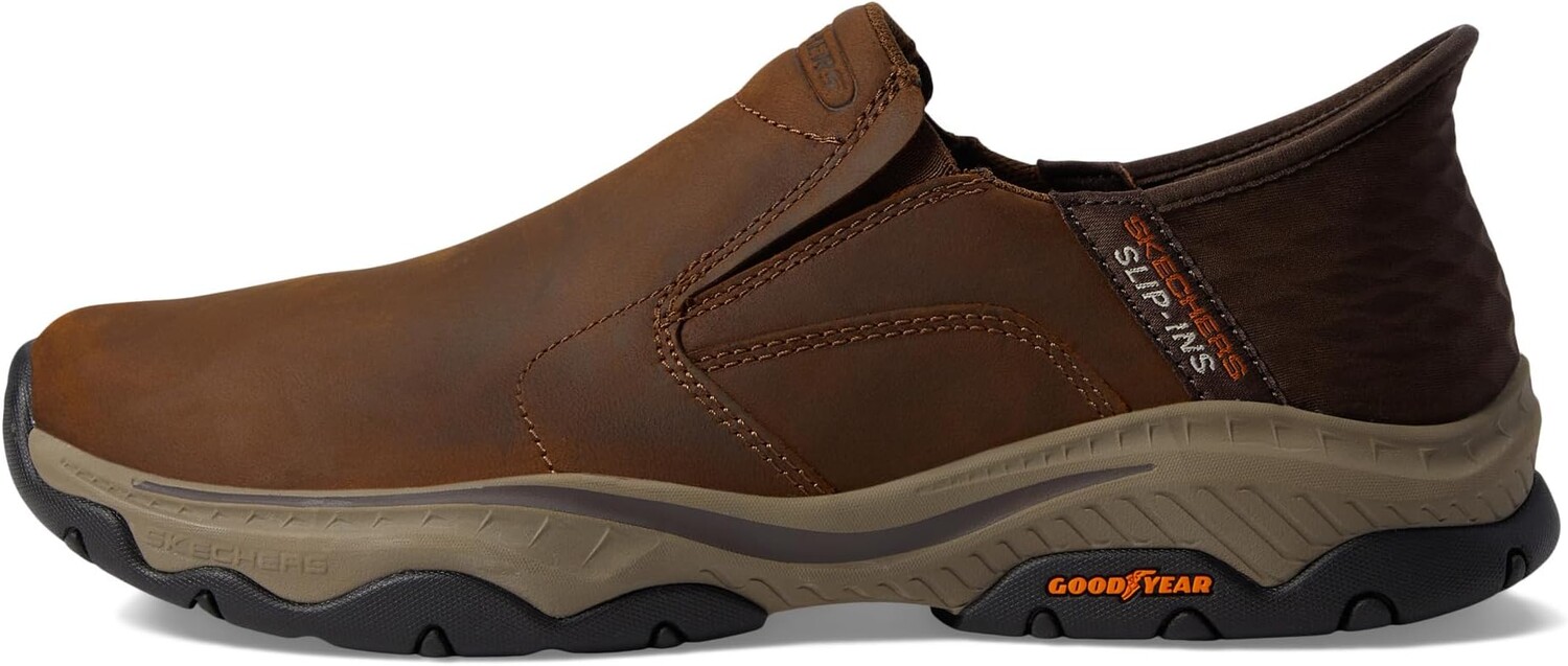 Кроссовки SKECHERS Craster Lanigan Hands Free Slip-Ins, цвет Dark Brown — фото 4