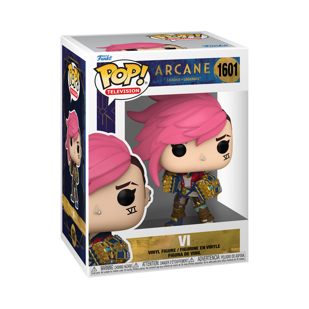 

Funko POP! Телевизор, коллекционная статуэтка, Аркейн, VI, 1601 г.