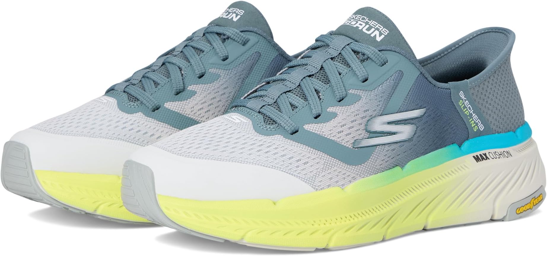 

Кроссовки SKECHERS Skechers Hands Free Slip-ins Max Cushion Premier 2.0, цвет Gray/Multi