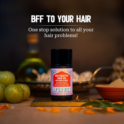 Масло для волос Amla & Neem Restorative Hair Care for Dry Hair — фото 3
