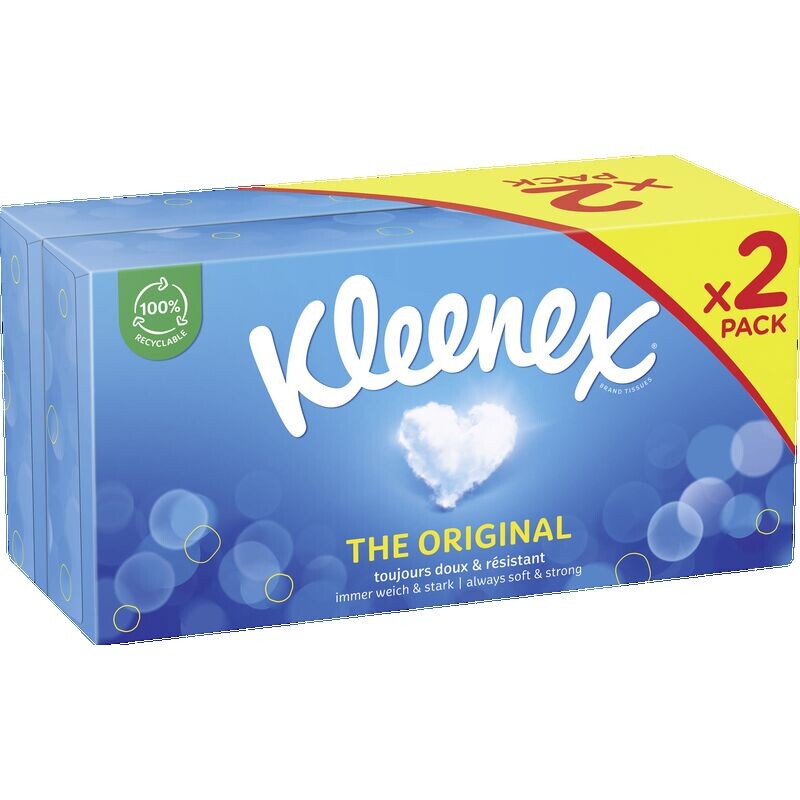 

Оригинальная двойная коробочка Kleenex, 144 шт.
