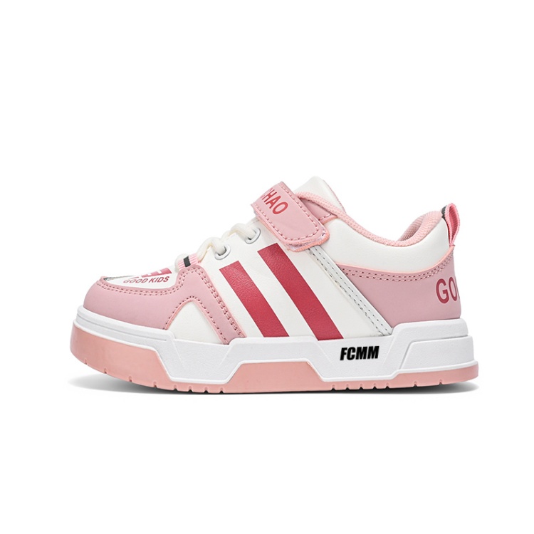 

Низкие противоскользящие износостойкие детские кроссовки для скейтбординга FCMM, розовый