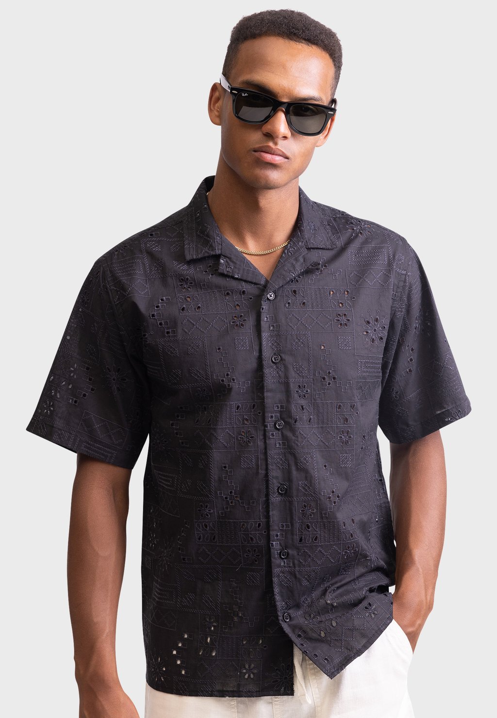 

Рубашка GRADY SHIRT BOXY FIT Redefined Rebel, черный