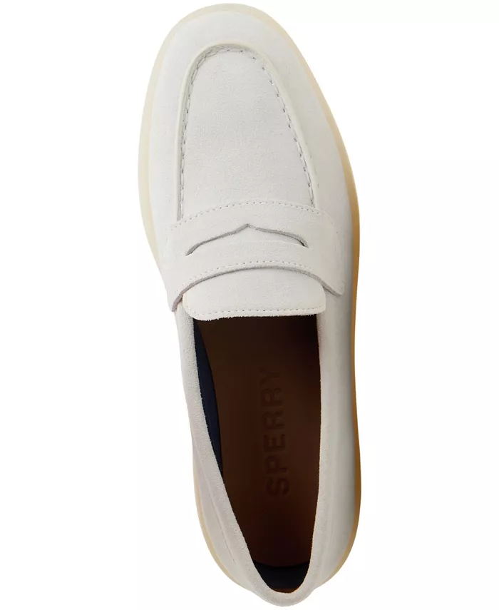 Женские лоферы Penny Slip-On на клиновидной подошве Cupsole Sperry, белый — фото 4