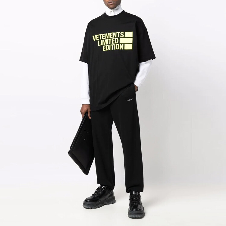 

Футболка мужская черная Vetements, черный