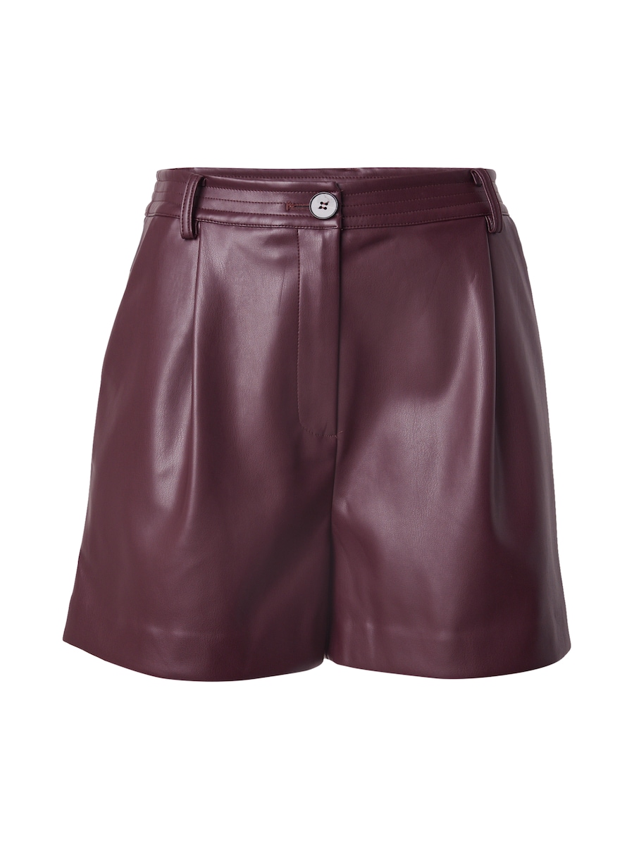 

Широкие брюки со складками спереди ABOUT YOU Cassia, бордовый