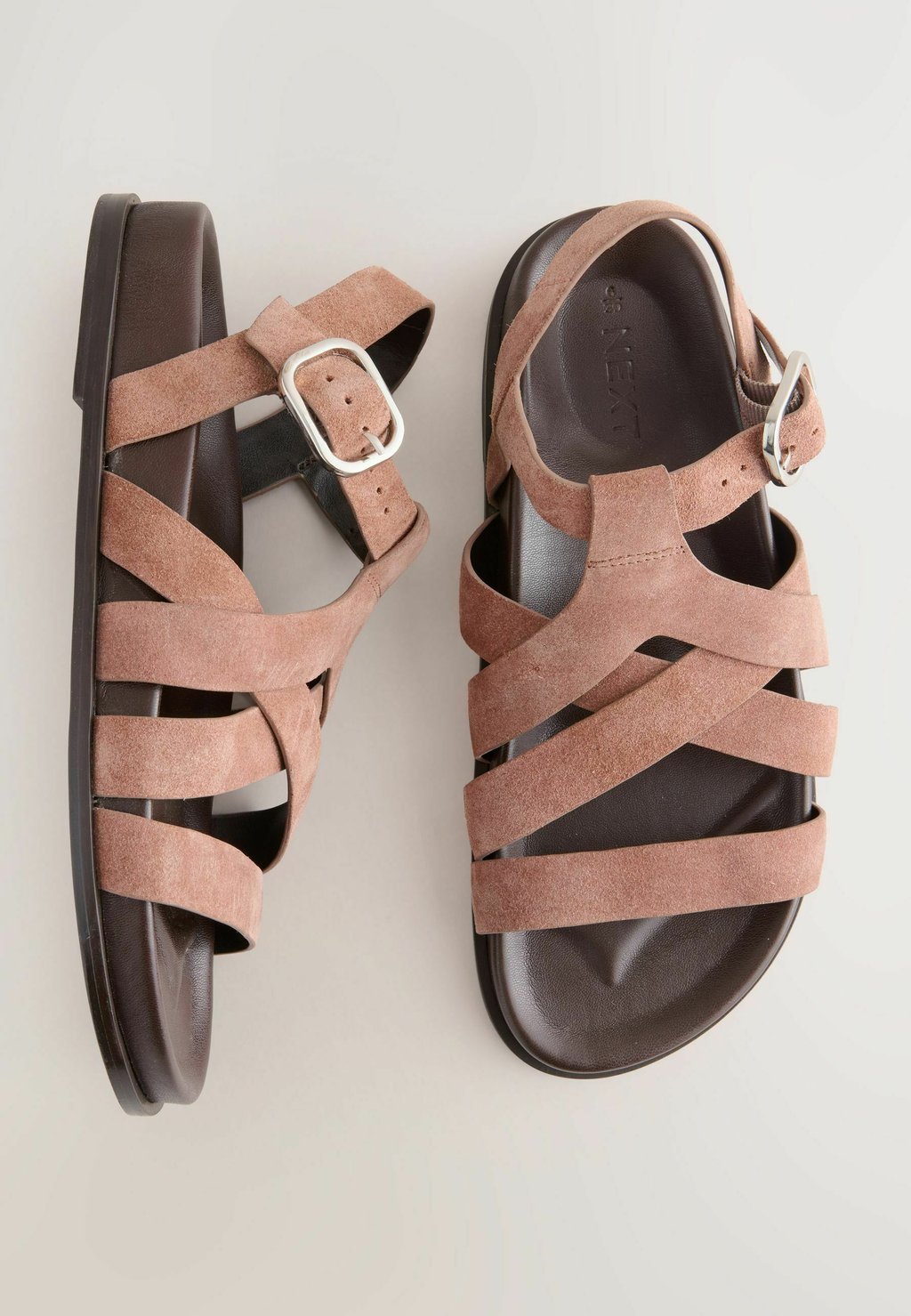 Сандалии REGULAR FIT - BUCKLE STRAP Next, розовый — фото 4