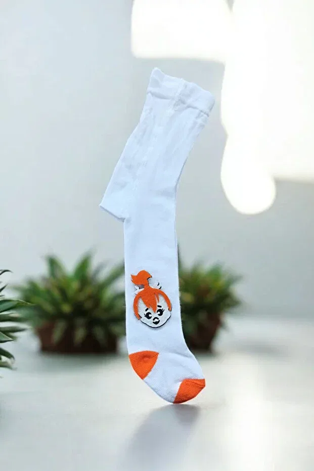 Детские носки с фетровыми фигурками Özkardeşler Baby, White