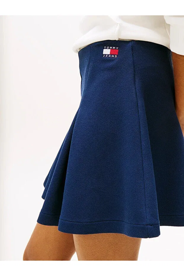 Женская юбка-трапеция с принтом Tommy Hilfiger, Navy Blue — фото 4