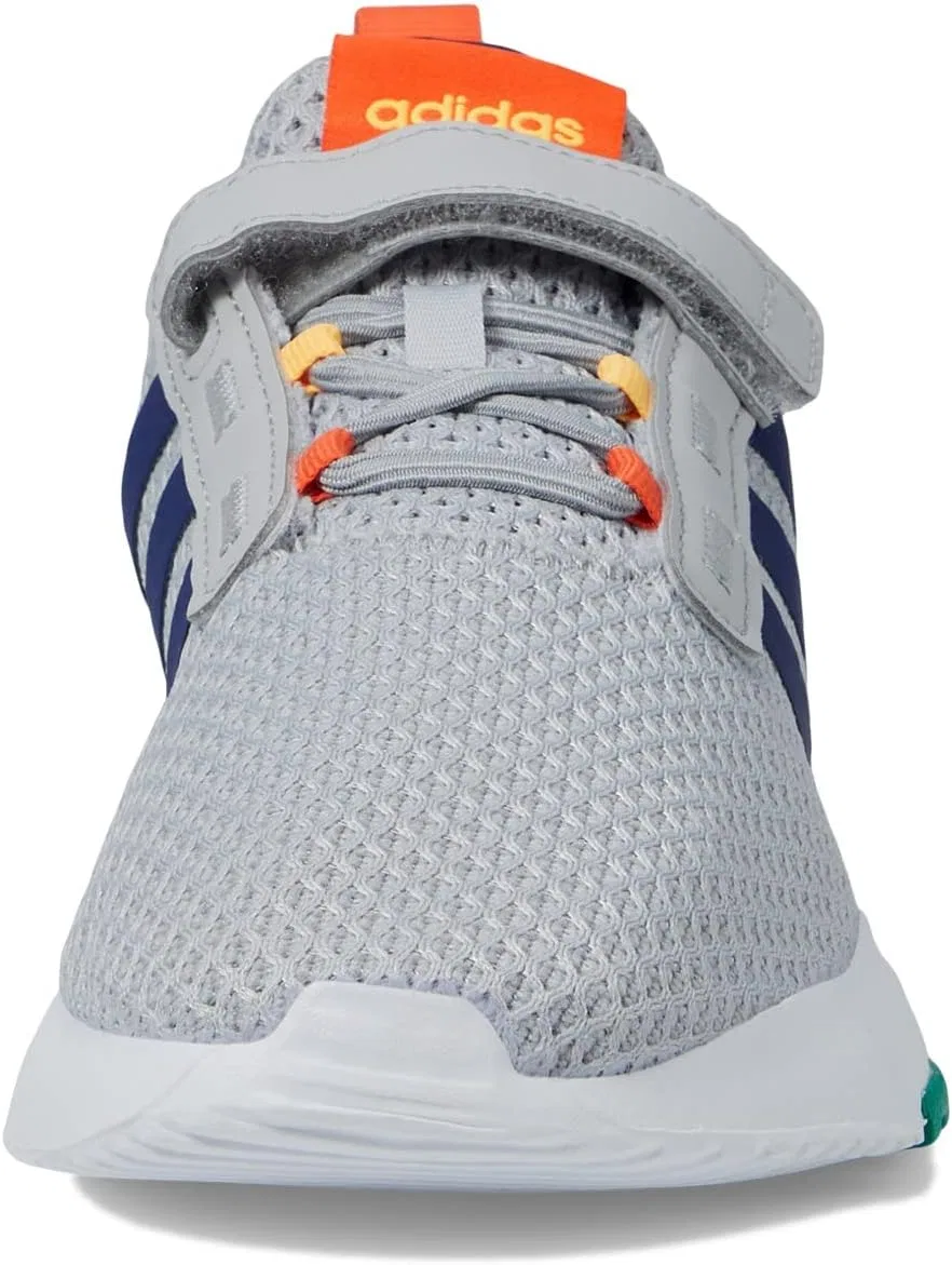 Детские кроссовки для мальчиков с шнуровкой Racer TR21, Grey/Dark Blue/Court Green — фото 4