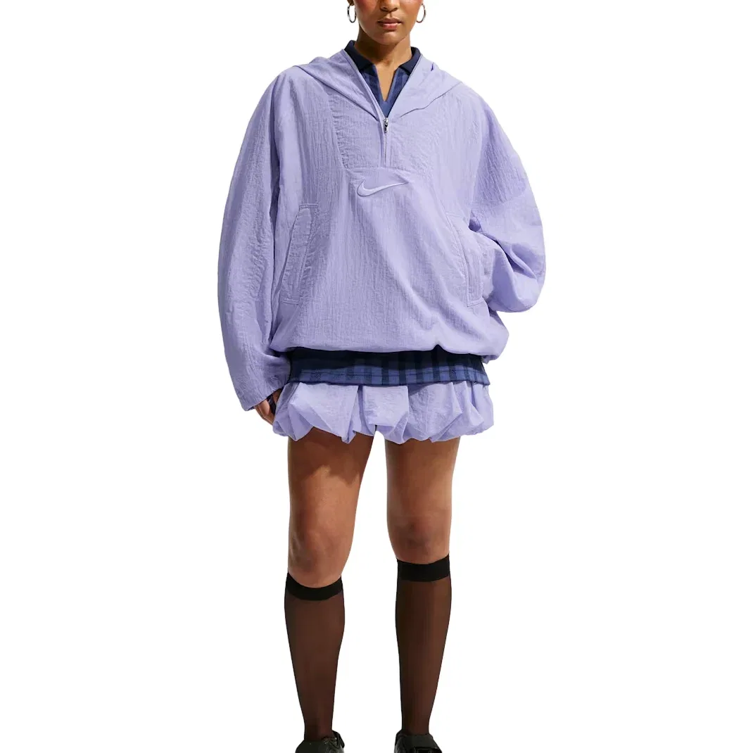 Женская футболка легкая с длинным рукавом Nike Runway Lightweight Top, фиолетовый — фото 2