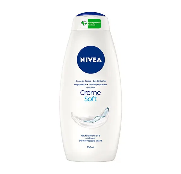 Гель для душа увлажняющий NIVEA Creme Soft, 750 мл