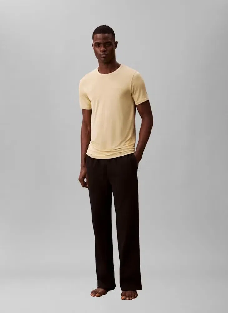 Футболка для отдыха с коротким рукавом Ultra Soft Modal Calvin Klein, шалфейный — фото 4