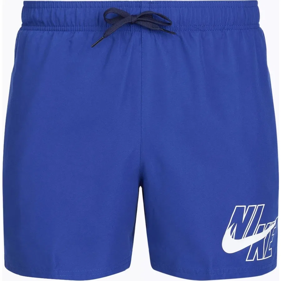 Пляжные шорты с быстросохнущей ткани, модель Swim Logo 5" Volley, Nike, Синий