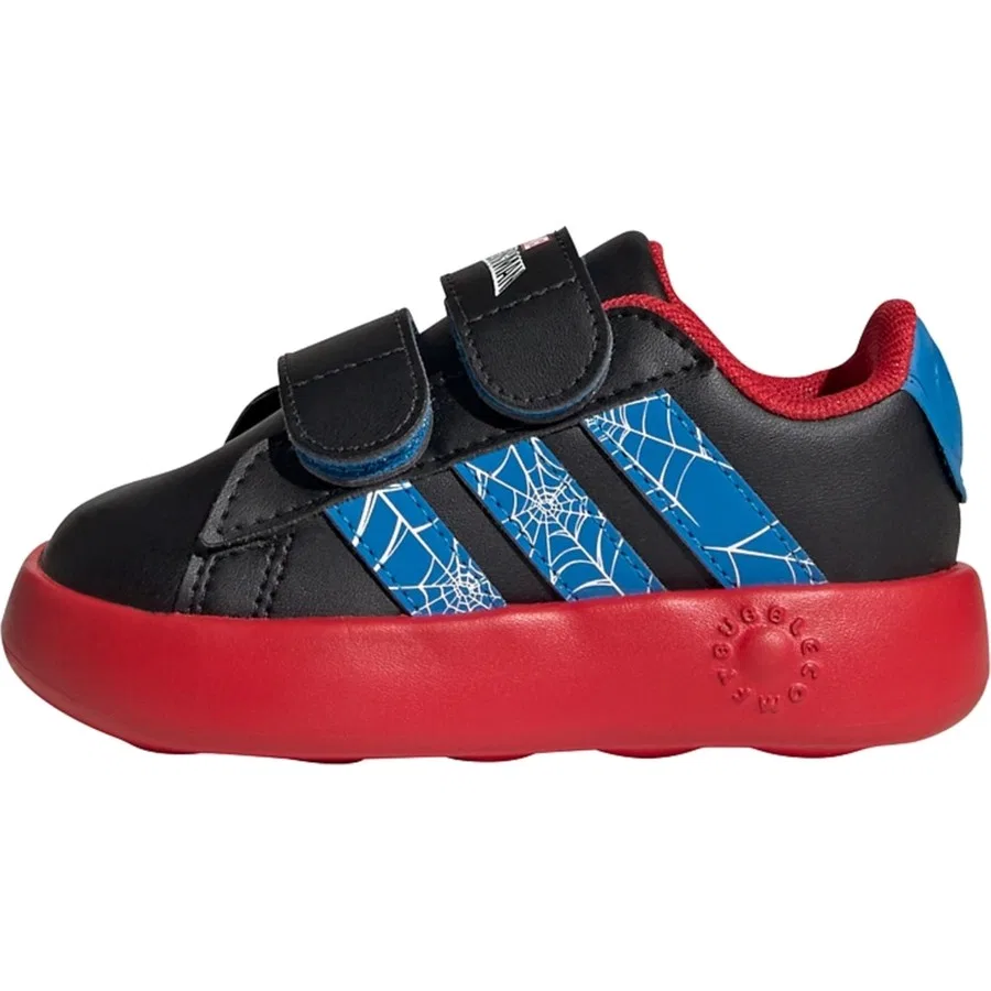 Кроссовки детские с принтом Spider-Man adidas x Marvel Grand Court Shoes, Синий — фото 2
