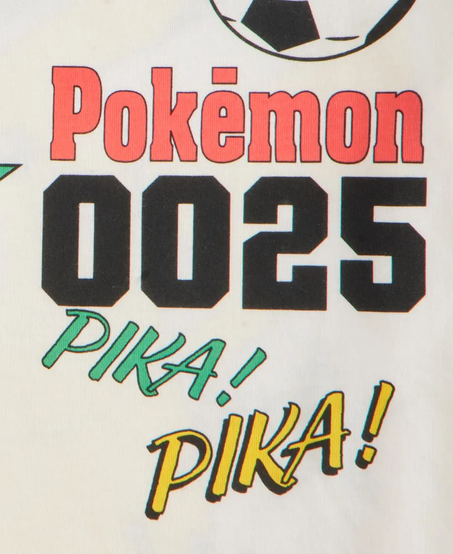 Детская футболка с принтом Team Pikachu Soccer Epic Threads, Angel White — фото 4
