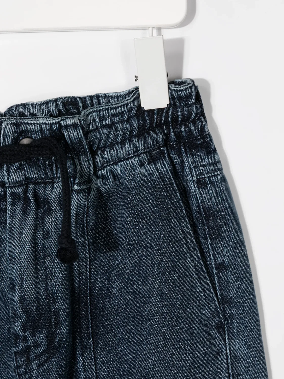 Джинсы-джоггеры с эффектом stonewash Andorine, темно-синий — фото 2