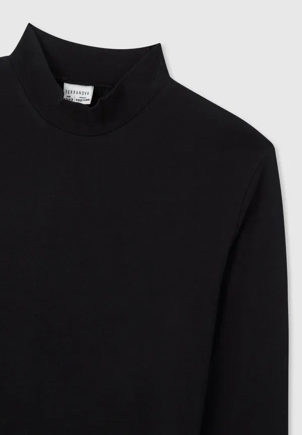 Детский лонгслив из хлопка Long Sleeved Top Terranova 2x black, 1x white, белый — фото 4