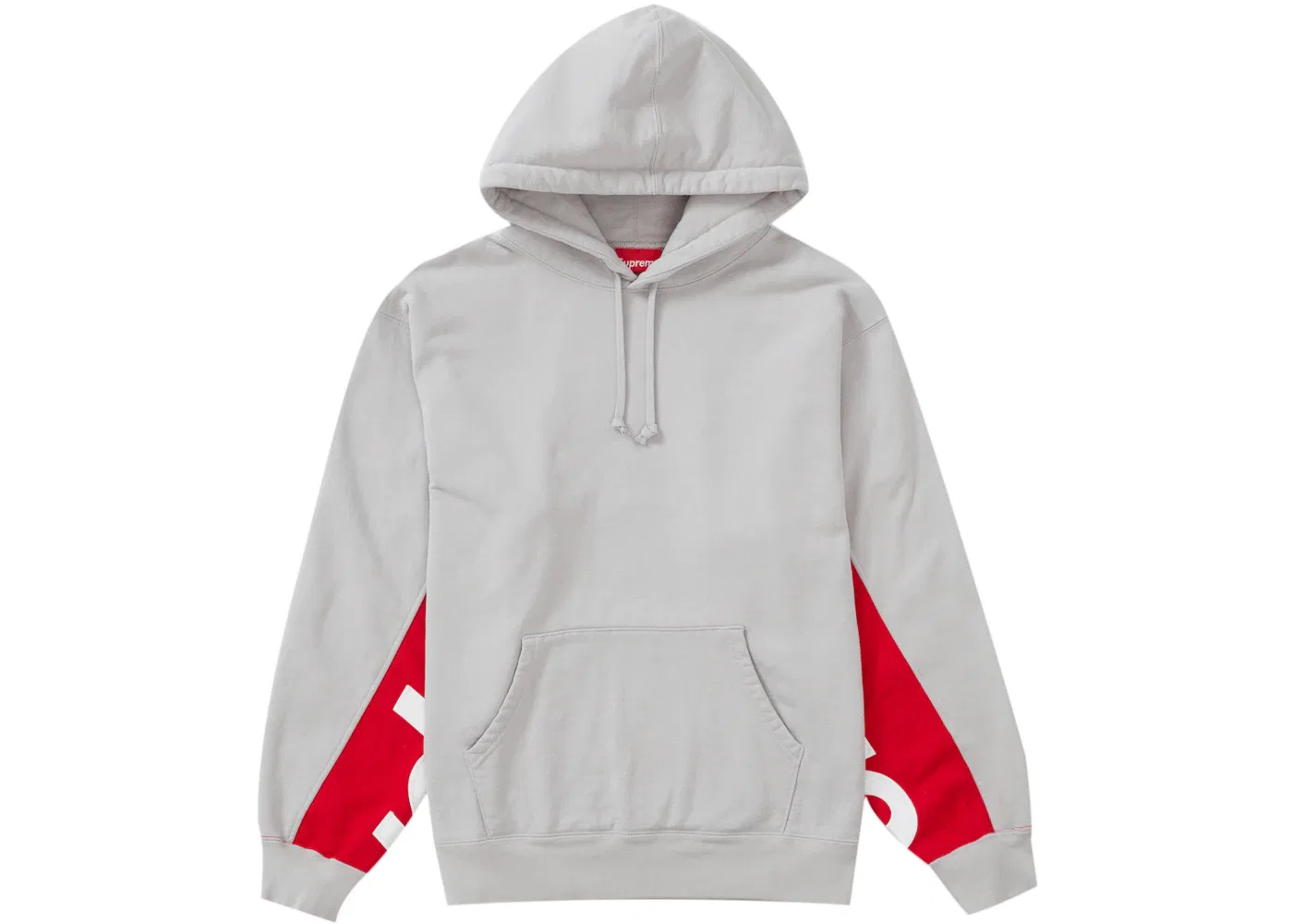 Мужской худи с панелями Supreme Sweatshirt, Grey