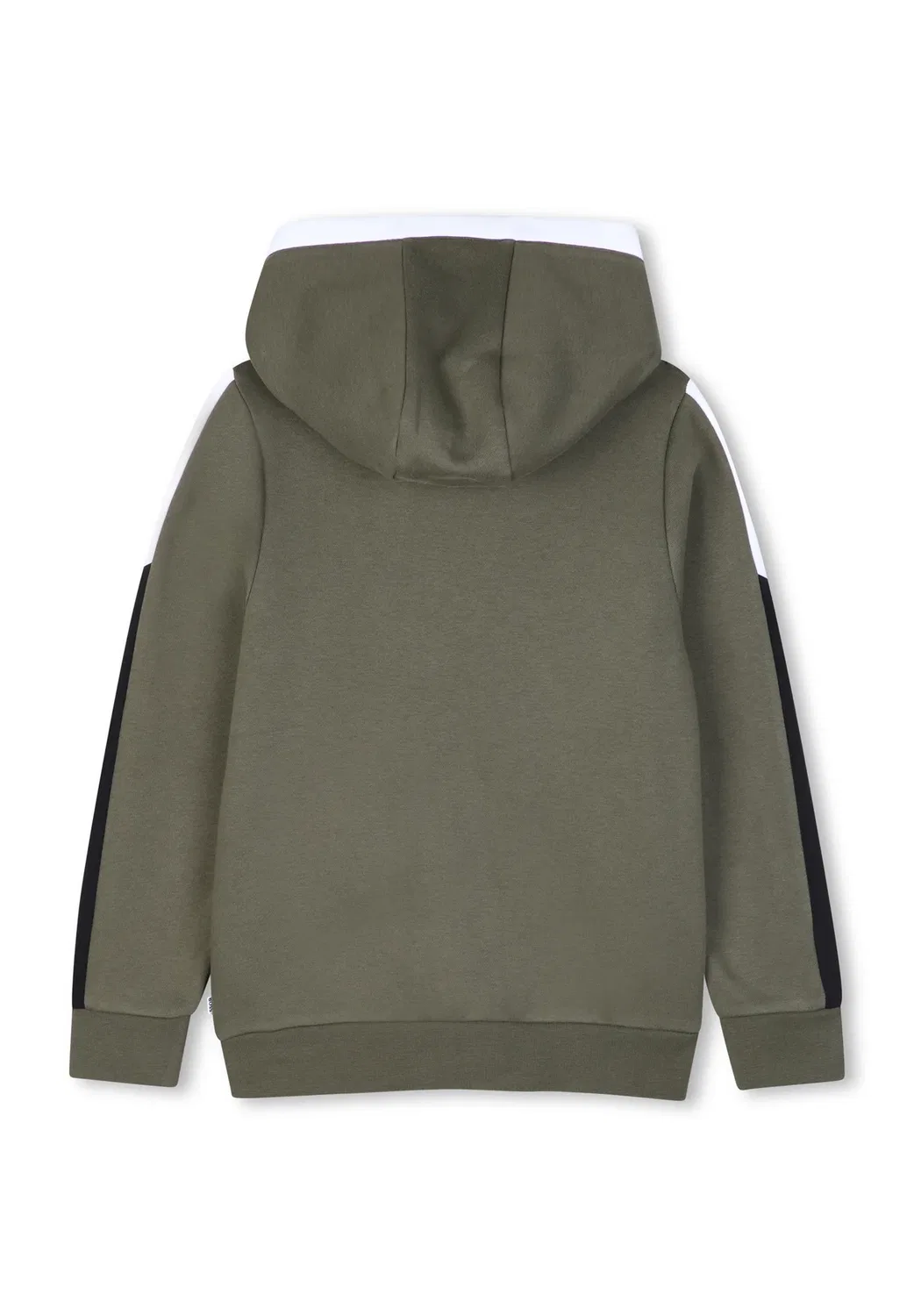 Кардиган с капюшоном для детей и подростков - толстовка на молнии Boss Kidswear, Olive — фото 2