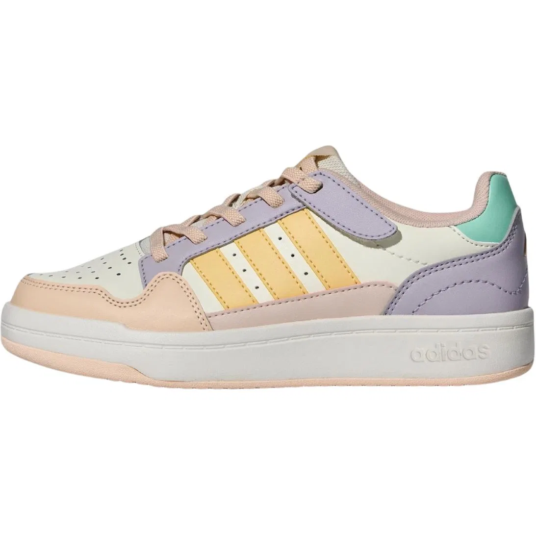 Детские кроссовки для скейтбординга Comficourt Adidas, Jade White/Light Orange/Wonder Quartz