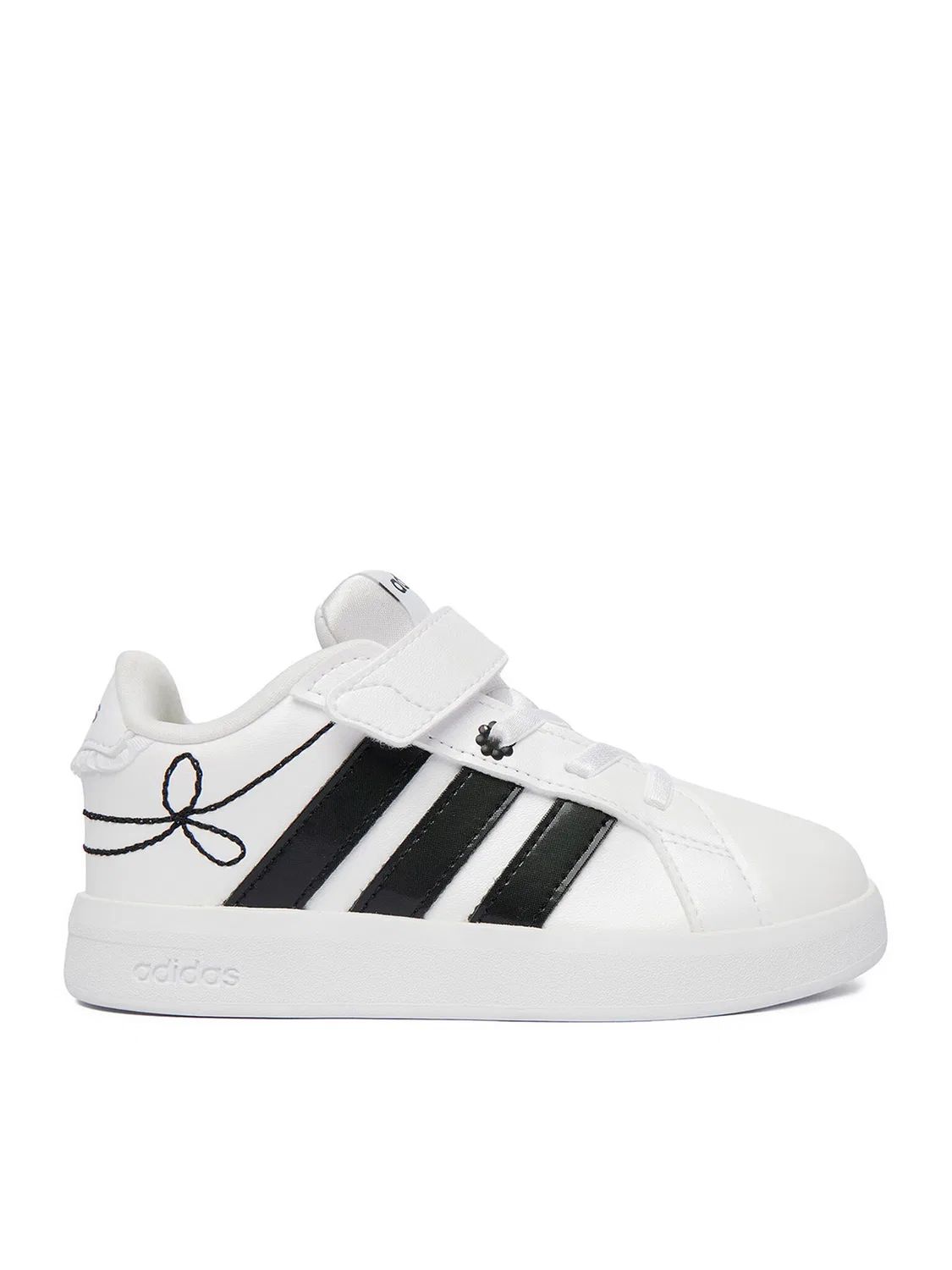 Кроссовки для девочки COURT Adidas, белый