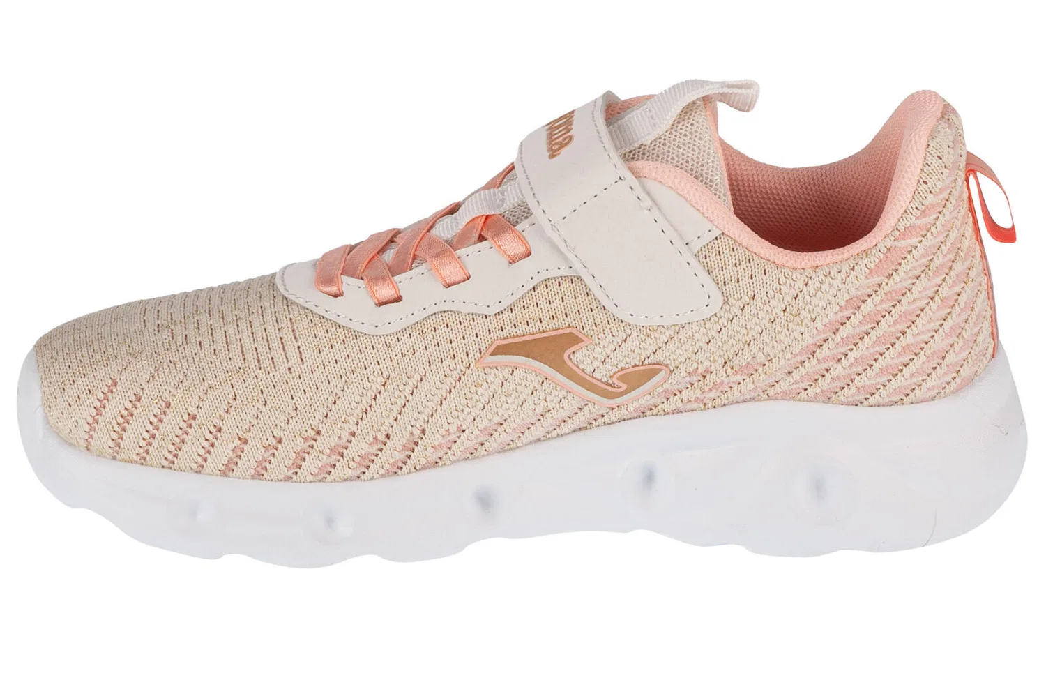 Детские кроссовки для девочек с технологией Texon Butterfly Jr Joma, Beige — фото 2
